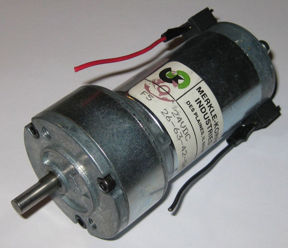 Merkle Korff Gearhead Motor   24V   580 RPM   V. High Torque   8 Pole 