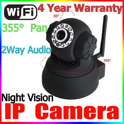   WEBCAM IP CAMERA AUDIO VIDEO WIFI CAMERA OSD IR Motion Detction