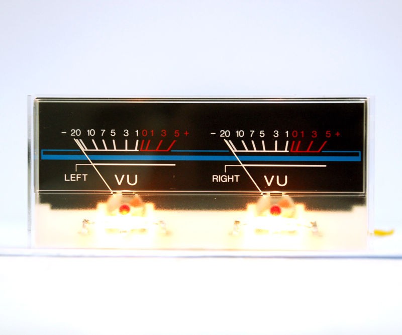 panel vu meter p 59wc 8513 118x54mm with lamp