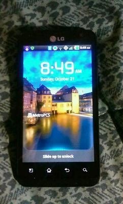 lg esteem ms910 8gb black metro pcs smartphone time left