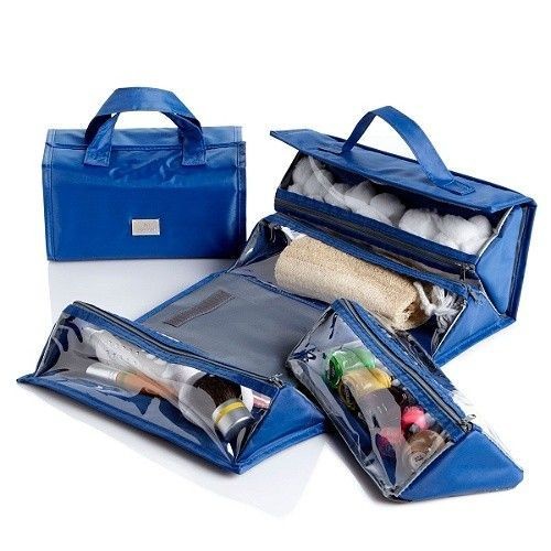 joy mangano the better beauty case set blue with bonus