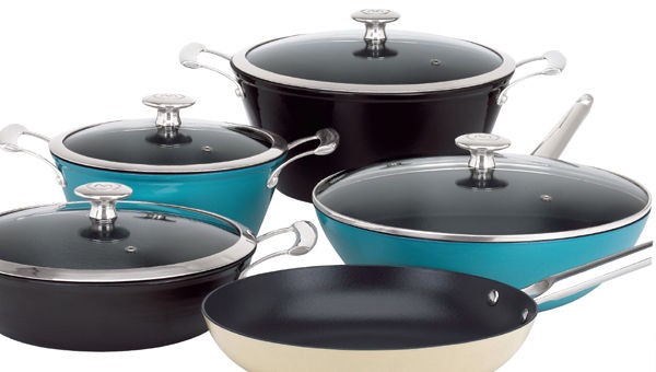 Mario Batali by Dansk 4PC Light Enameled Cast Iron Cookware Set