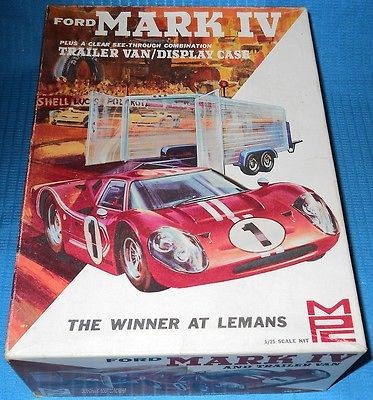 Rare MPC Mark IV Ford w/Clear Top Van Trailer MPC 504 300  Model Car 