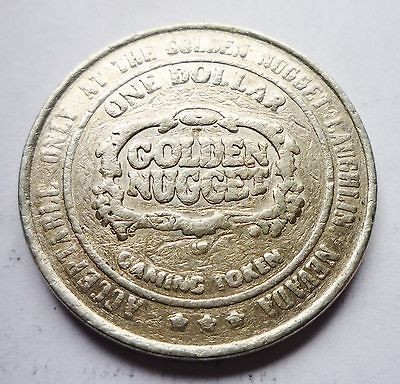 GOLDEN NUGGET CASINO & HOTEL LAUGHLIN, NV ONE DOLLAR GAMING TOKEN/COIN 