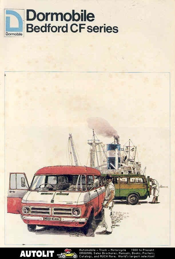 1970 bedford dormobile cf van wagon truck brochure time left