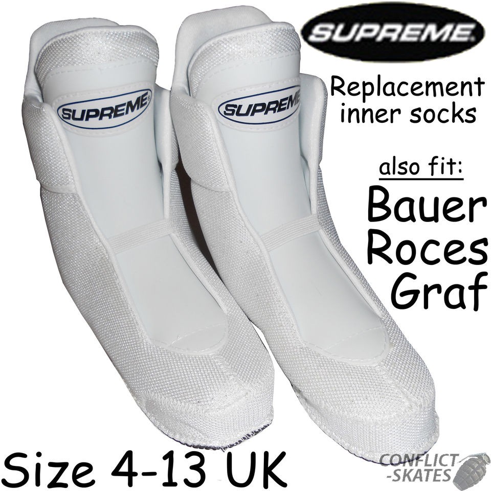 SUPREME Roller Skate Liners Repacement Inner Socks for Quad skates 