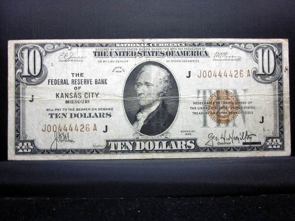   RESERVE NATIONAL BANK NOTE ★ KANSAS CITY ★ MO BROWN ◄EDELMANS