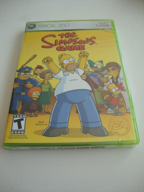 the simpsons game brand new matt groening xbox 360 from