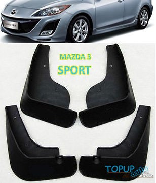 MAZDA 3 SEDAN S VERSION 2009 2012 MAZDASPEED3 MUD FLAP SPLASH GUARD 