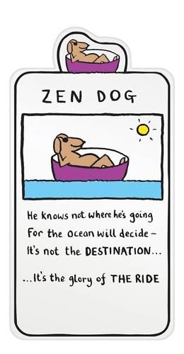 zen dog edward monkton magnetic bookmark  3