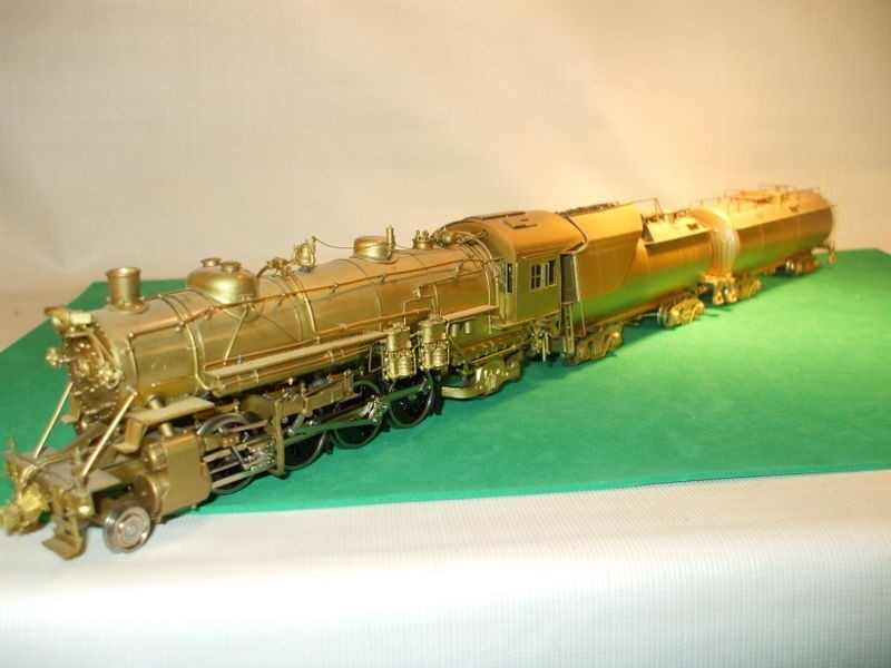   BRASS WSM BALTIMORE & OHIO Q 4b 2 8 2 MIKADO LOCO W/AUXILIARY TENDER