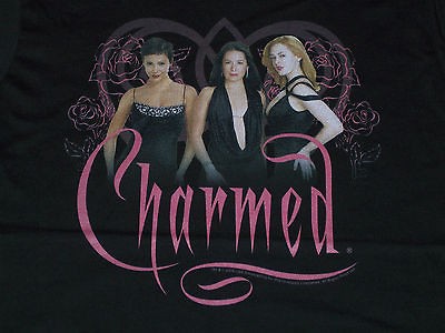 Charmed (TV Show) Womens T Shirt (Size Small, Color Black) New