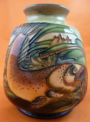 moorcroft trout fish vase philip gibson location united kingdom 