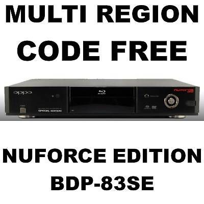 NEW OPPO BDP 95 3D ** REGION FREE ** BLU RAY DVD PLAYER