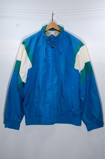 Members Only   Unique Bright Throat Latch Windbreaker Zip Up Jacket 