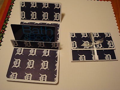 PAPER HANDCRAFTED GIFT CARD HOLDER   MLB DETROIT TIGERS