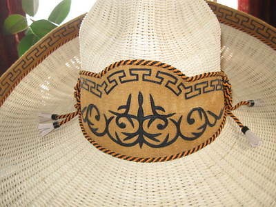 MEXICAN CHARRO HATS SADDLE WESTERN Sombrero Charro de MIMBRE O RAIZ 