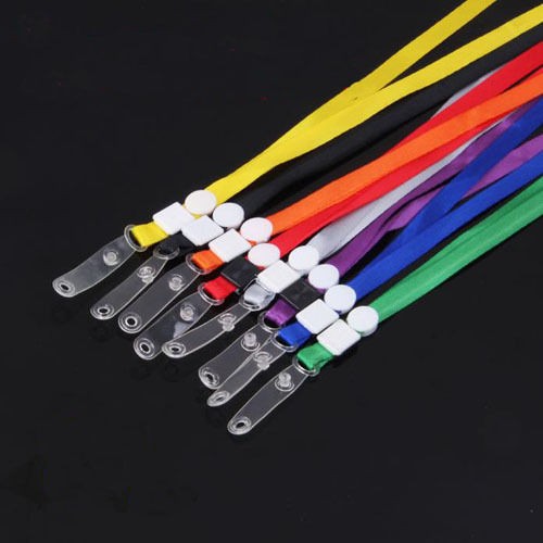 10 PCS Neck Lanyard ID Card Badge Holder Straps Card Many Colours New