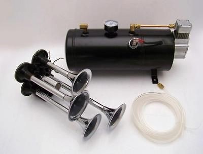 badass train air horn kit compressor tank complete time left