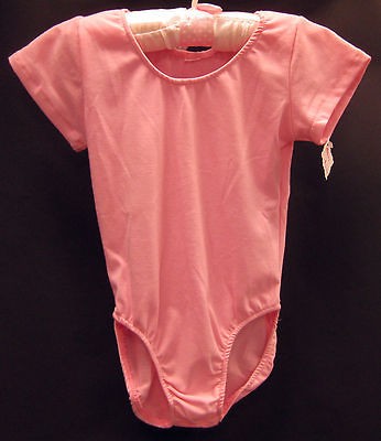 NEW Girls Small Light Pink Leotard Dance Pageant Toddler Recital 18M 