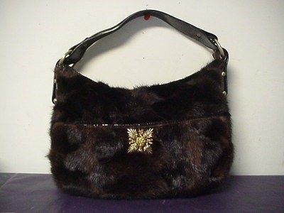 the find princess 100 % mink handbag nwot