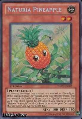 Naturia Pineapple NM 1st Ed YuGiOh DREV 082 Duelist Revolution Card 