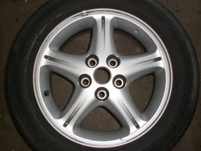 97 99 NISSAN MAXIMA 16 WHEEL 16X6 1/2 ALLOY 5 SPOKE RIM ONLY NO 