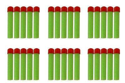 Green Nerf N Strike MAVERICK VULCAN EBF 25 Whistler Refill Foam Darts 