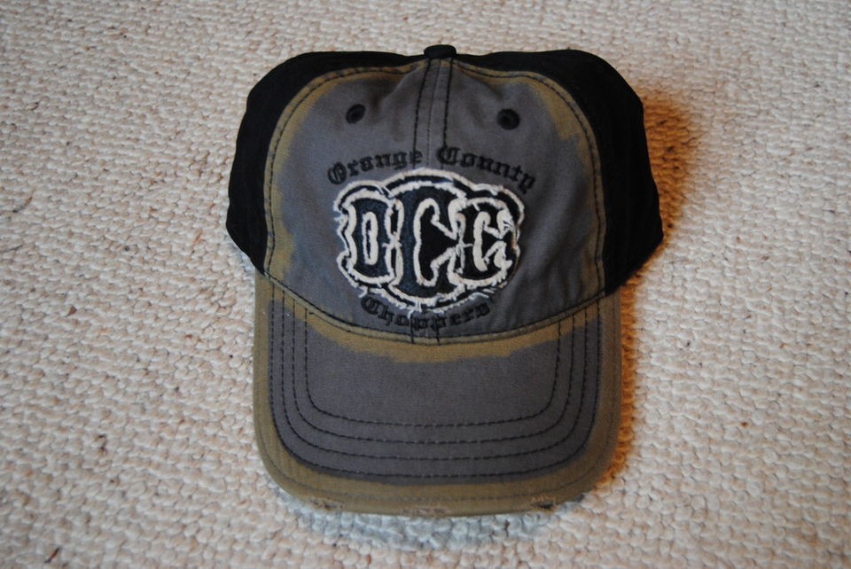 orange county choppers frayed logo baseball cap occ new  24 