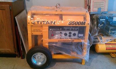 Model TG 8500 M 8.4KW Gas Powered Titan Generator Brand New,Never Used