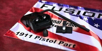 1911 Colt Novak style White dot sight set, Pro Series   Fusion