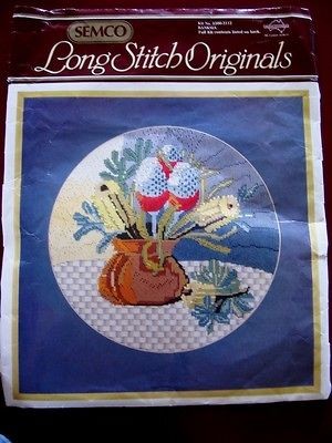 semco long stitch kit australian flowers banksia from australia time