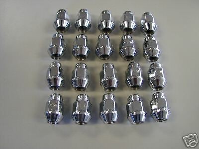 FORD MUSTANG Solid Chrome Lug Nuts 14 15 16 17 18 RIMS (Fits 1978 