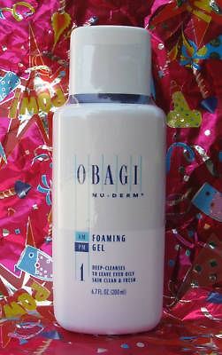 obagi nu derm 1 foaming gel 6 7 oz new