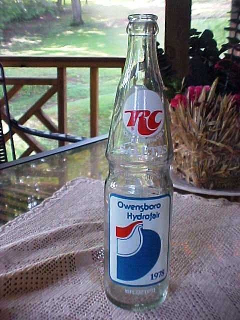 Vintage RC Bottle Owensboro Hydrofair Hydroplanes 1978  