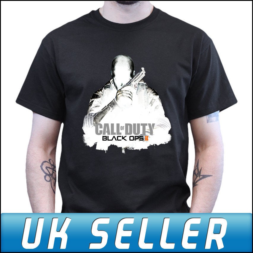   Black Ops 2 II Xbox 360 PS3 PC Soldier T shirt Night Vision Black