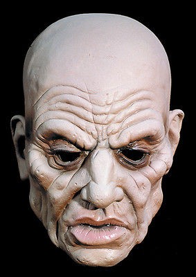 old wrinkled man thug monster mask costume new du070 time