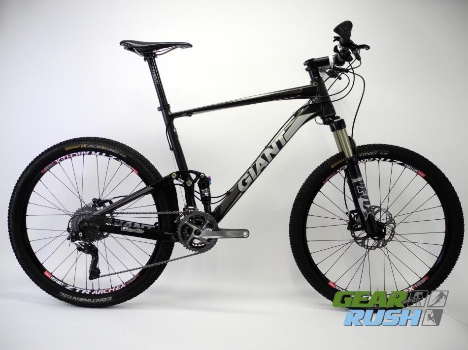 2012 Giant Anthem 4.0 Full Suspension Mountain Bicycle 26 Sz Large 