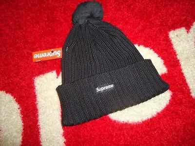   RIBBED BEANIE BOX BIG BLOCK LOGO ARC HAT CAP B COMME SAFARI CDG