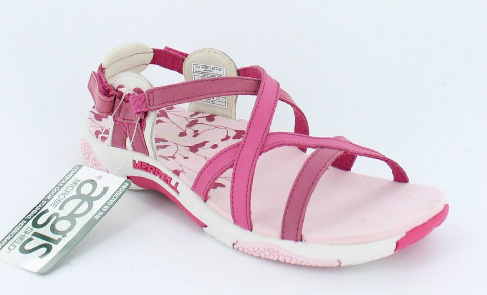 CHILDRENS GIRLS MERRELL PINK SANDALS, STYLE   SAN REMO KIDS / J36454