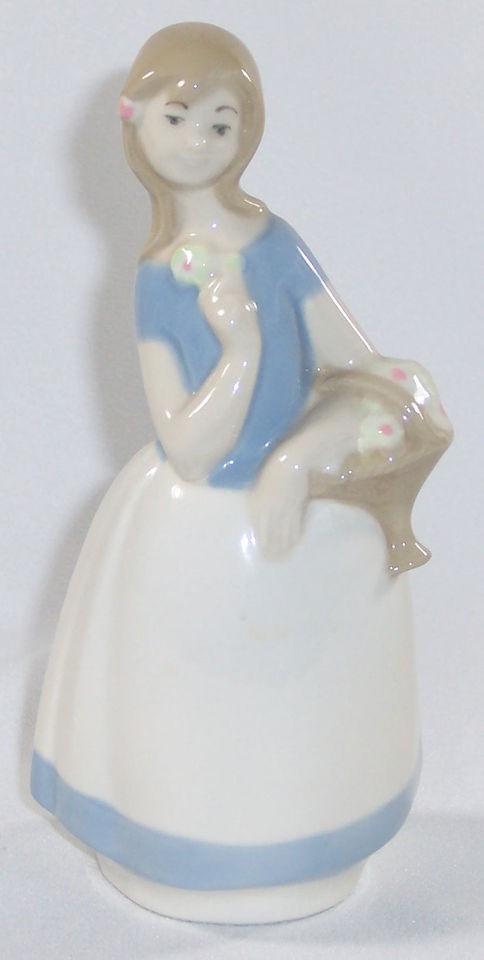 rex valencia spain girl lady w flowers figurine from canada