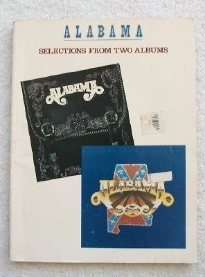 alabama selections 2 albums voice piano guitar vg cond returns