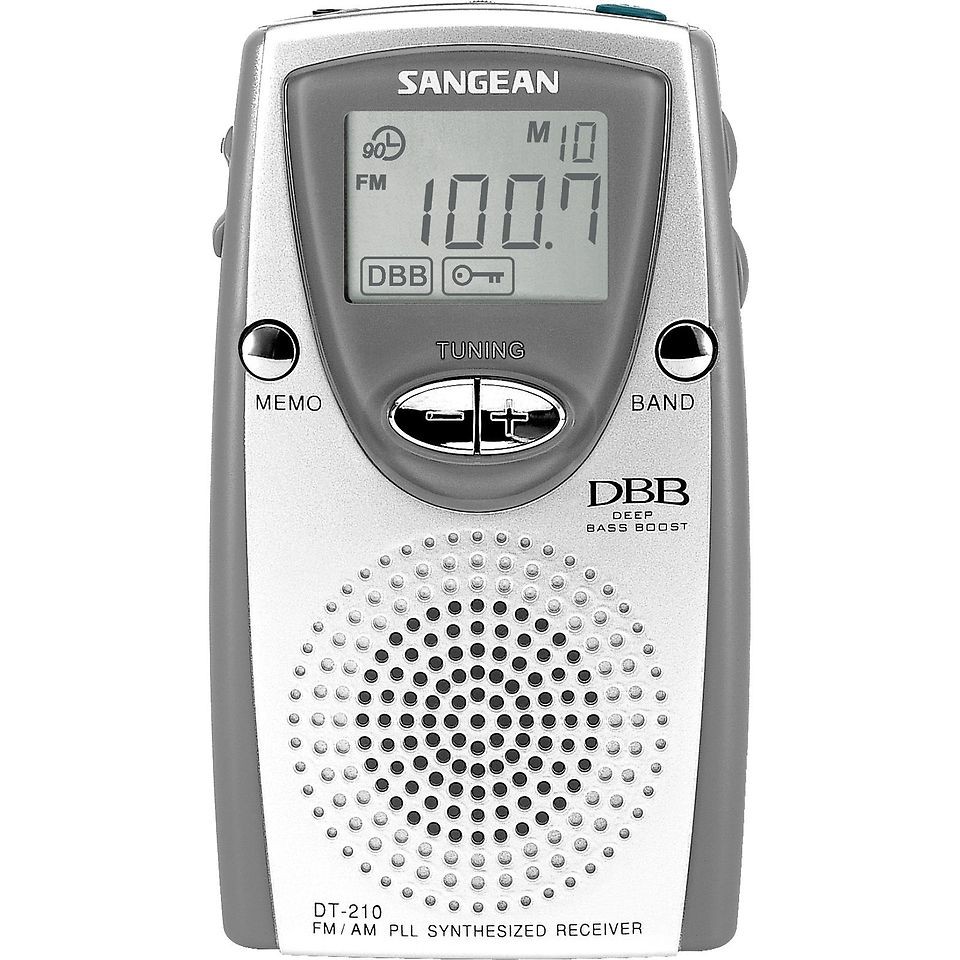 new sangean dt 210 am fm pocket radio am fm