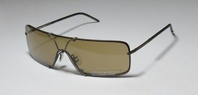 NEW PORSCHE DESIGN 8441 A BROWN TITANIUM SUNGLASSES INTERCHANGEABL​E 