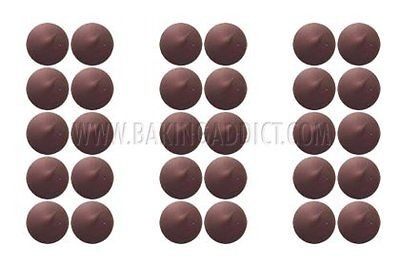 Merckens Cocoa Dark Wafers   Gourmet Chocolate Confection Cake Pop 