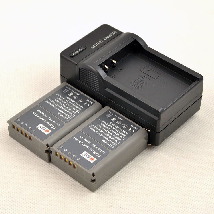   1450mAh BLN 1 BLN1 Battery + DC133 Charger for Olympus OM D E M5 EM5