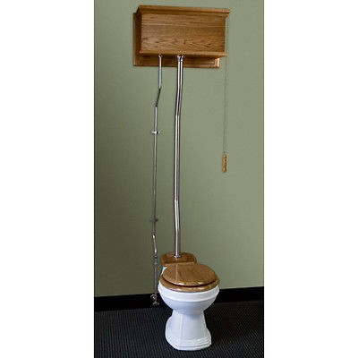 high tank toilet in Plumbing & Fixtures