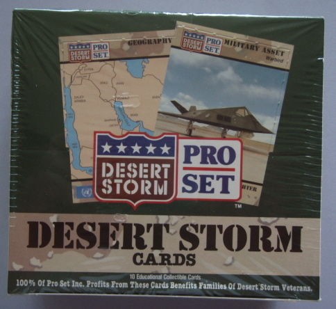 1991 desert storm pro set factory sealed box time left