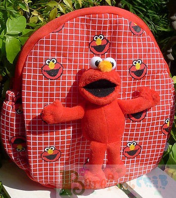 New Cool Elmo & Friends STYLISH TODDLER CHILDRENS ZIPPER Small PLUSH 