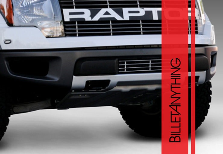 FORD F 150 SVT RAPTOR BUMPER BLACK SPECIAL ED. LASER BILLET GRILLE 